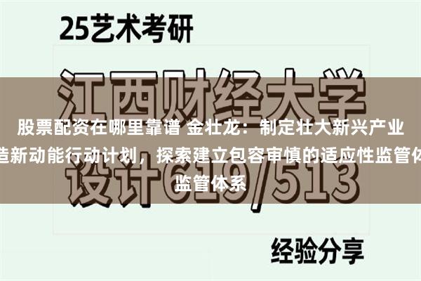 股票配资在哪里靠谱 金壮龙：制定壮大新兴产业打造新动能行动计划，探索建立包容审慎的适应性监管体系