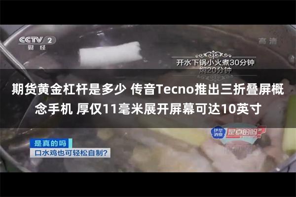 期货黄金杠杆是多少 传音Tecno推出三折叠屏概念手机 厚仅11毫米展开屏幕可达10英寸